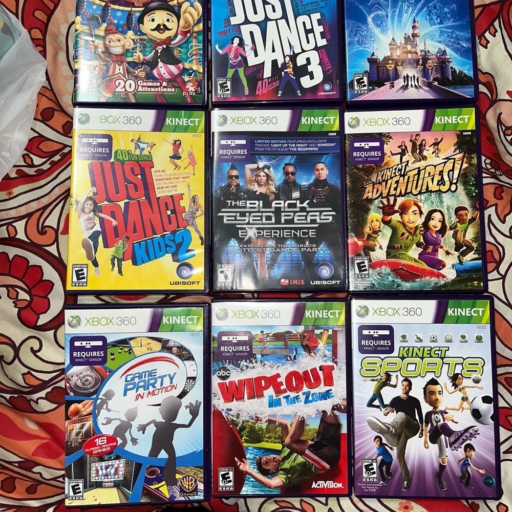 Xbox 360 Kinect games !